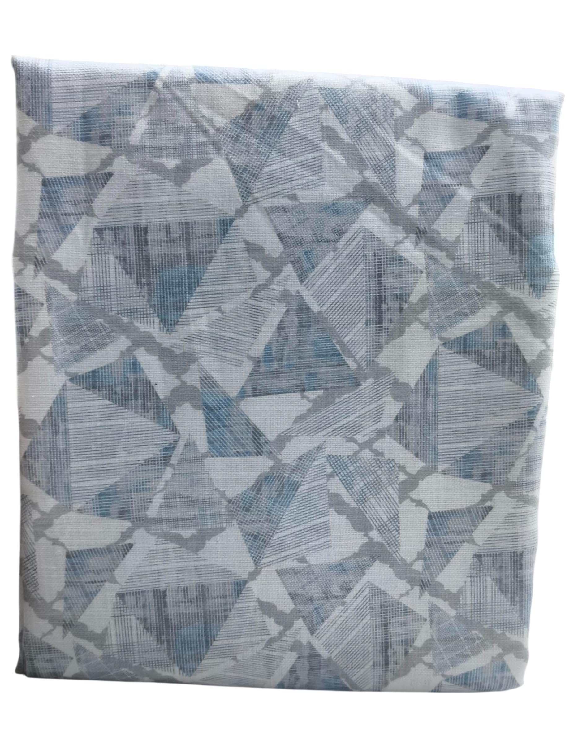 Siyarams Shirt Fabric for Men Unstitched Cotton Blend Stylish Printed Design Soft Breathable Material for Formal Casual Office Wear-image-45