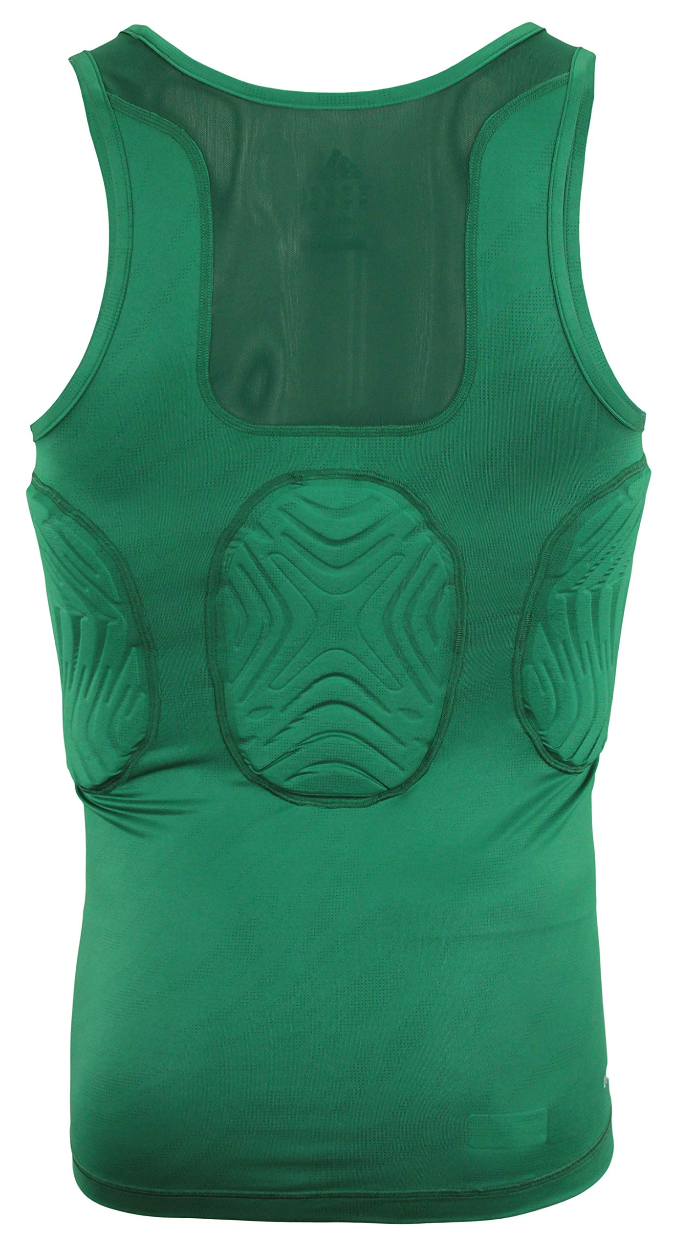 Adidas - Maglietta a compressione imbottita Techfit per adulti