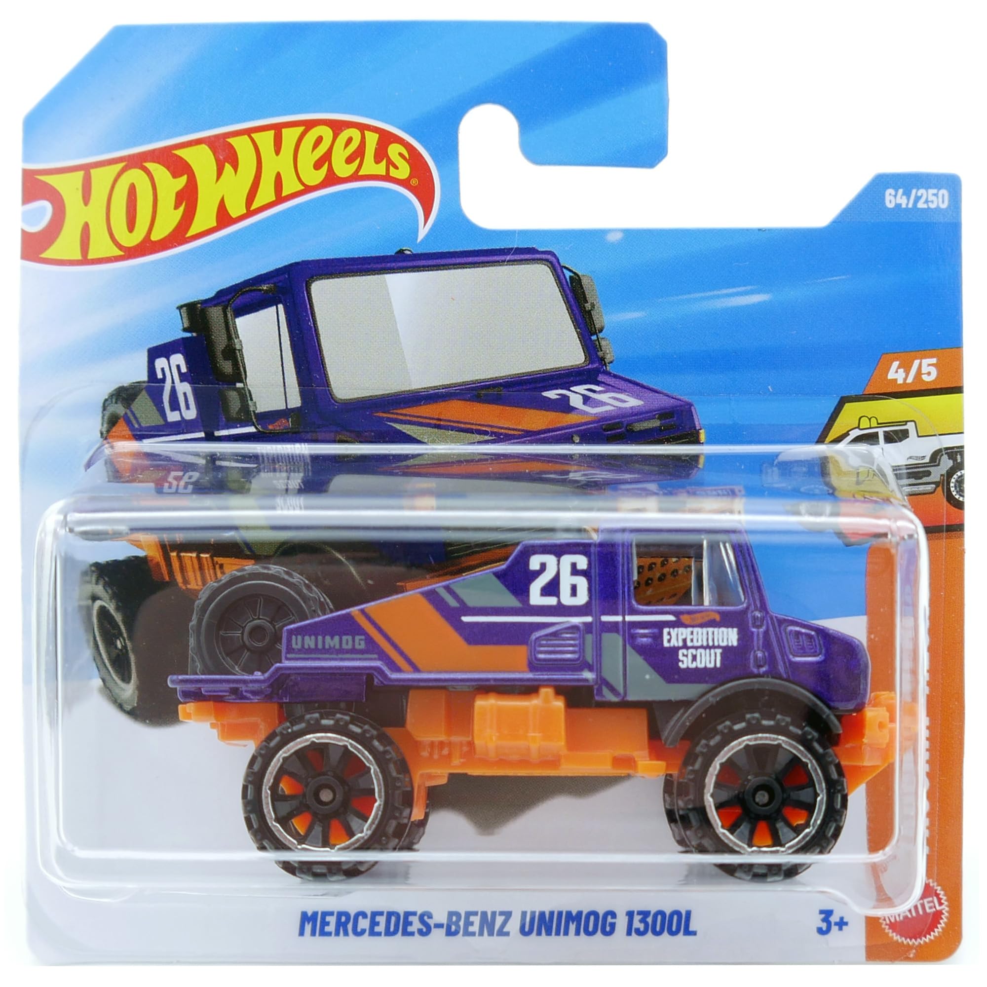 Hot Wheels - Mercedes-Benz Unimog 1300L - JJJ32 - Truckin' Along 4