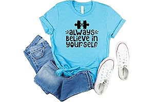 Always Believe in Yourself Autism Puzzle Piece Womens Awareness Shirt