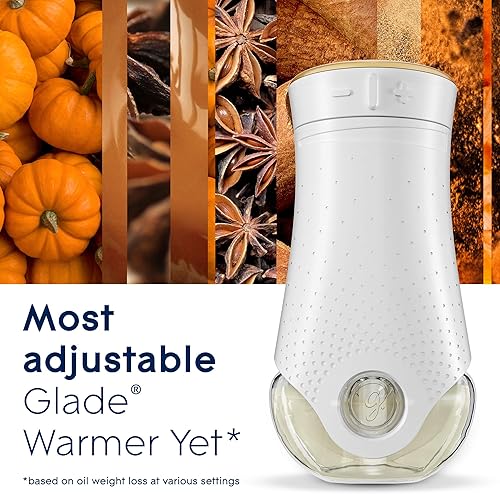 Miniatura 4 de Glade PlugIns - Recambios de ambientador, aceites esenciales y perfumados para el hogar y el baño, calabaza dorada y especias, 3.35 onzas líquidas,