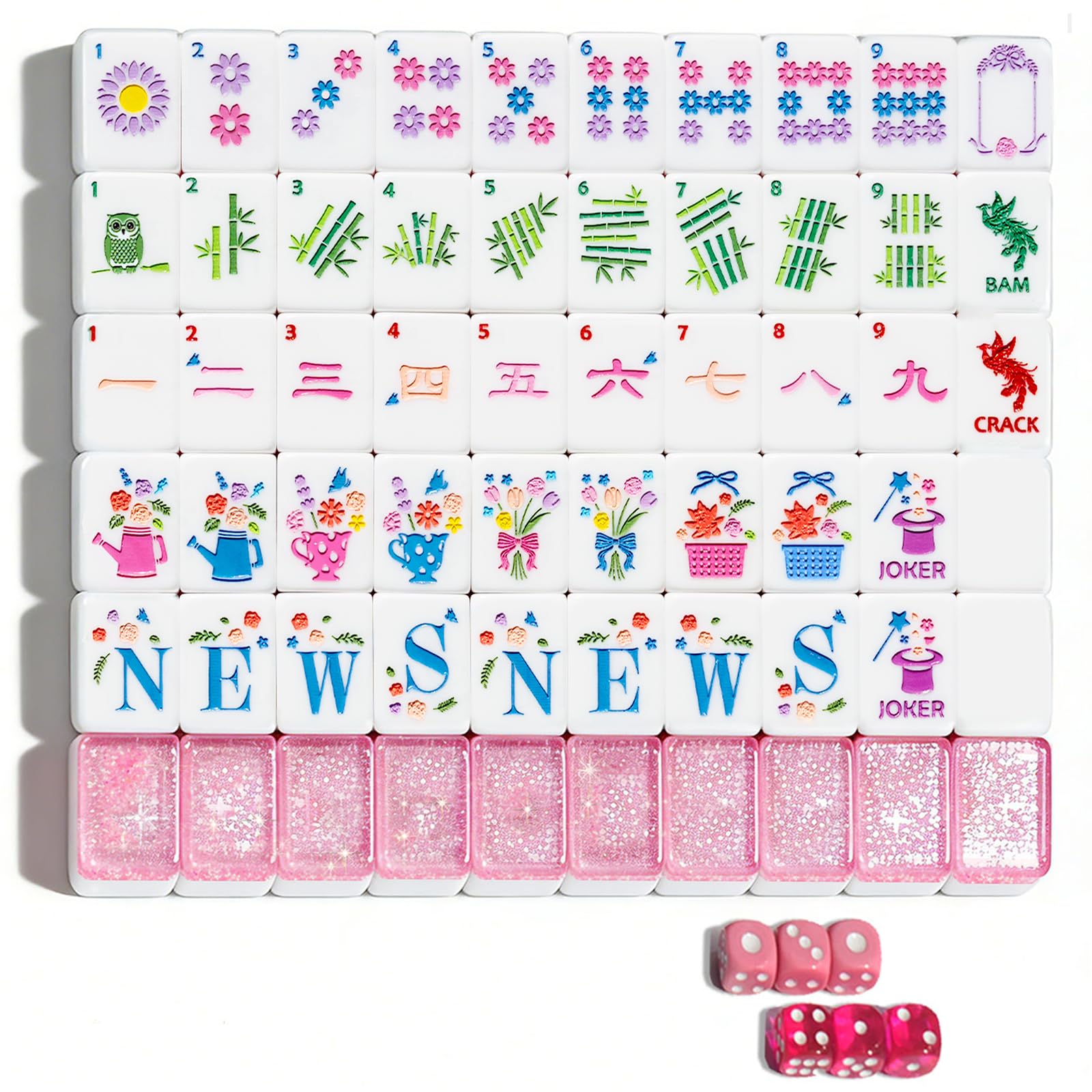 Photo 1 of HYZYey Acrylic Mahjong Tile Set