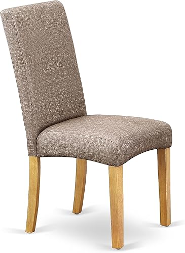 Miniatura 7 de East West Furniture CADR7-OAK-16 - Juego de comedor, 7 piezas