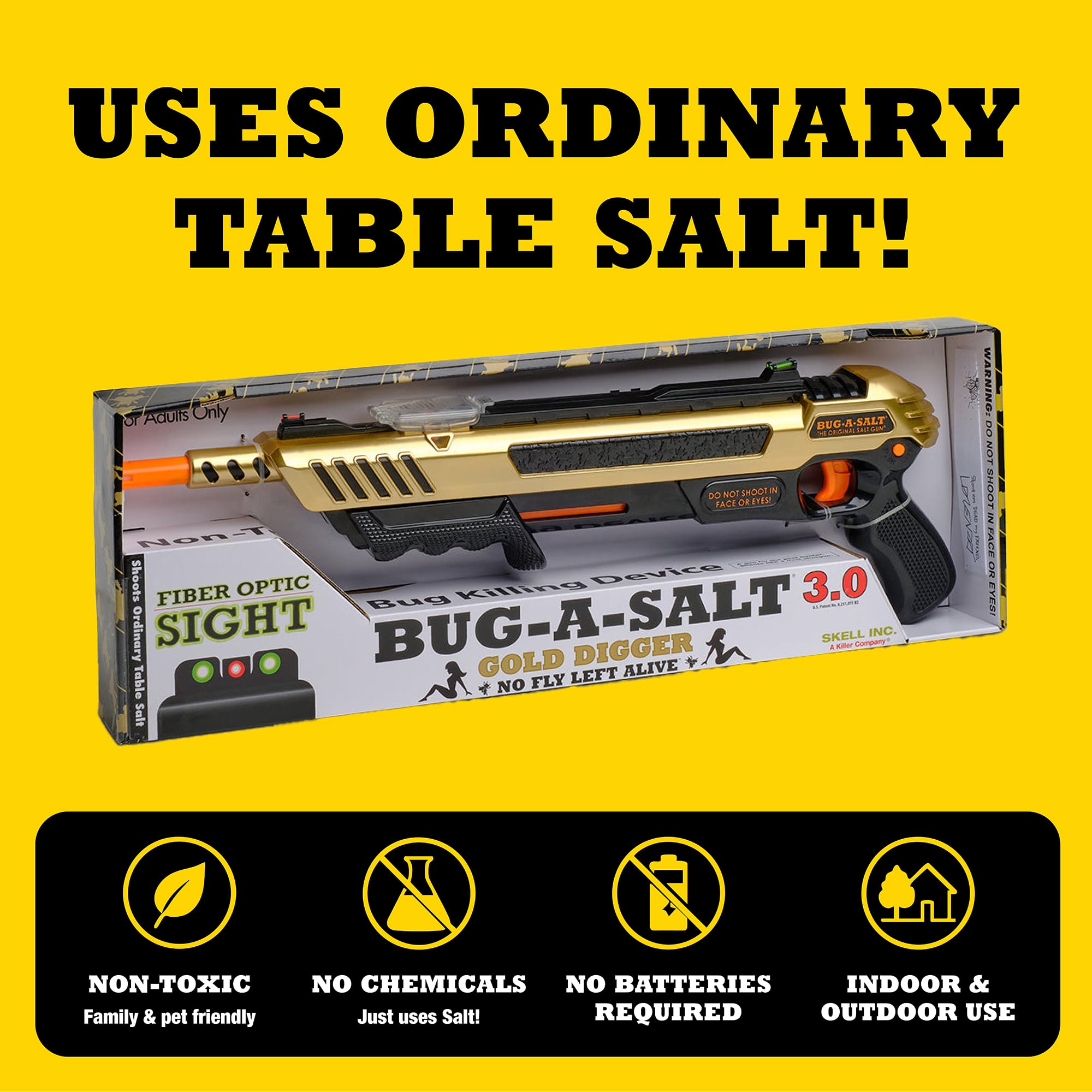 Amazon.com : BUG-A-SALT Gold Digger Fiber Optic 3.0 : Patio, Lawn