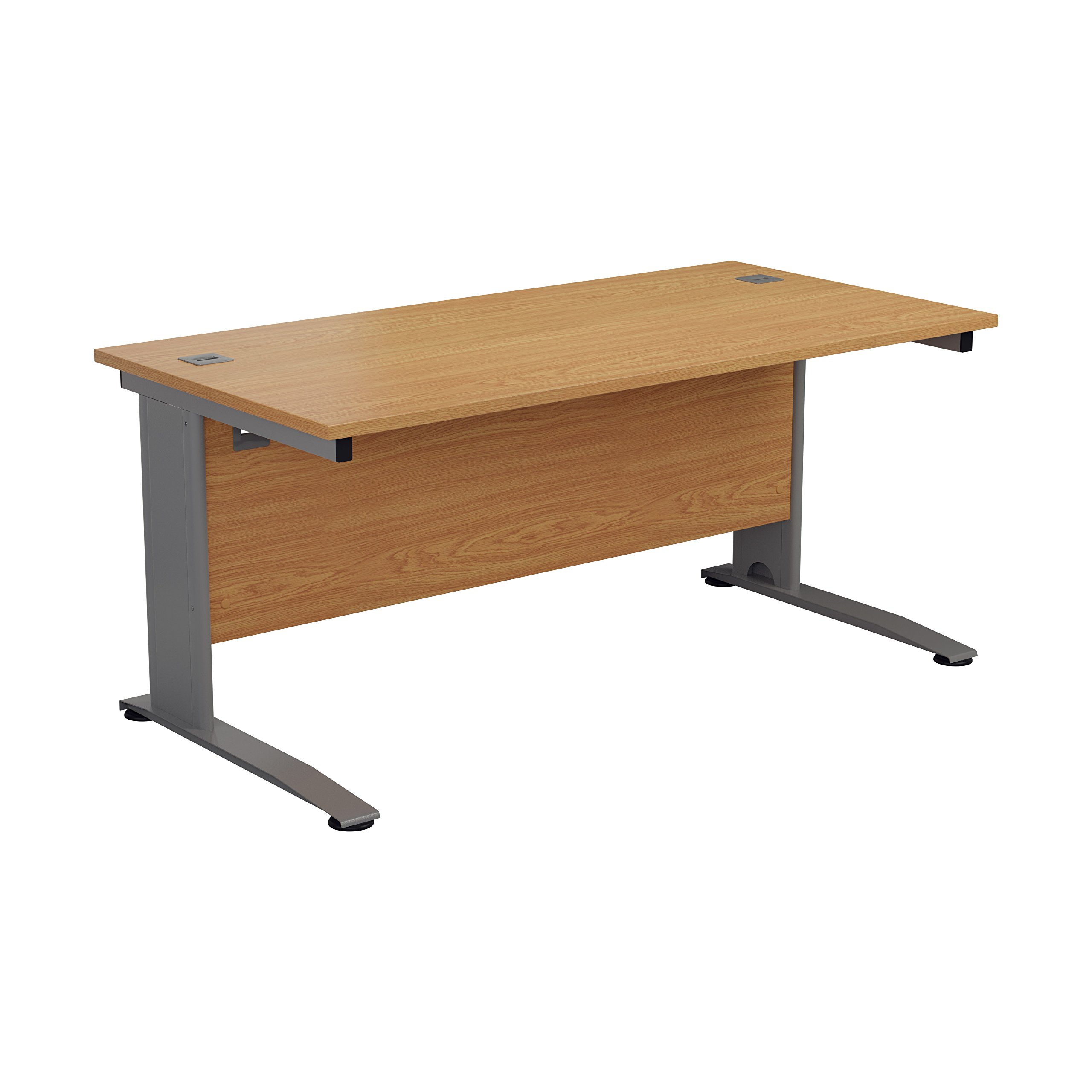 Buy Office Hippo Rectangular Office Desk with Cable Management System