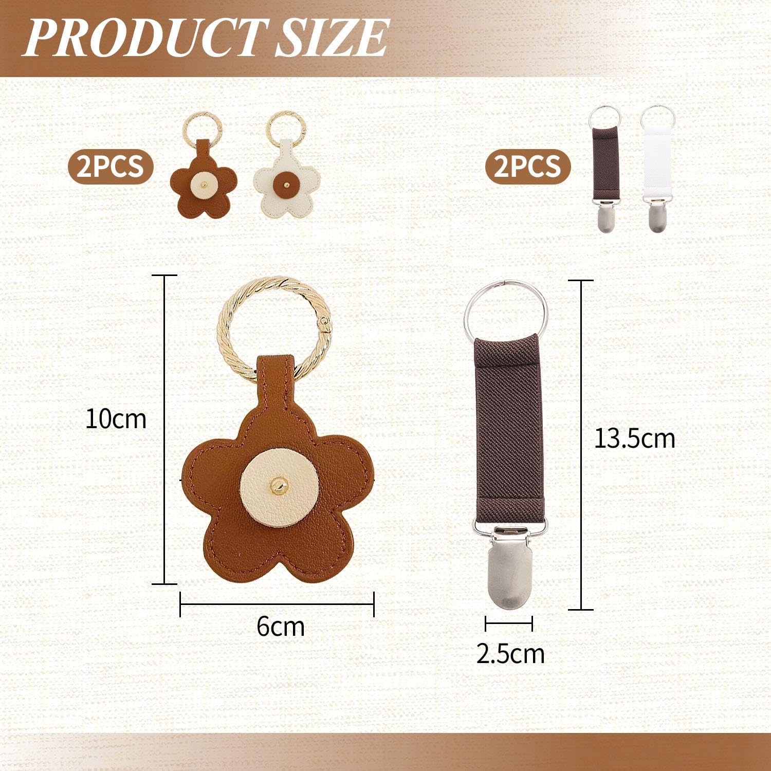 Clips Magnéticos para Sombreros Florales 2 Piezas
