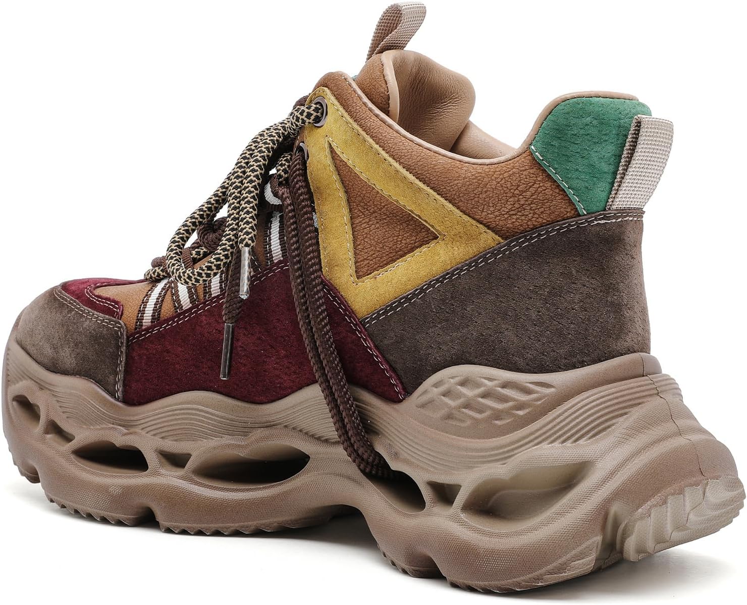 Women's Chunky Sneakers Fashion Platform Tennis Casual Classic Anti-Slip Stylish Walking Sport Shoes - Image 3