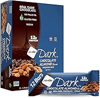 Vista 8 de NuGo Caja variada oscura: pretzel, chispas de chocolate, chispas de chocolate con menta, moca, taza de mantequilla de maní y almendras, 0.43-0.47 oz