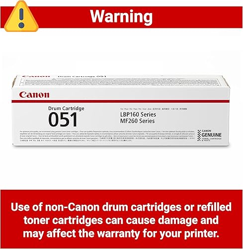Miniatura 4 de Canon Cartucho de tambor negro 051 original compatible con LBP162dw, serie MF260