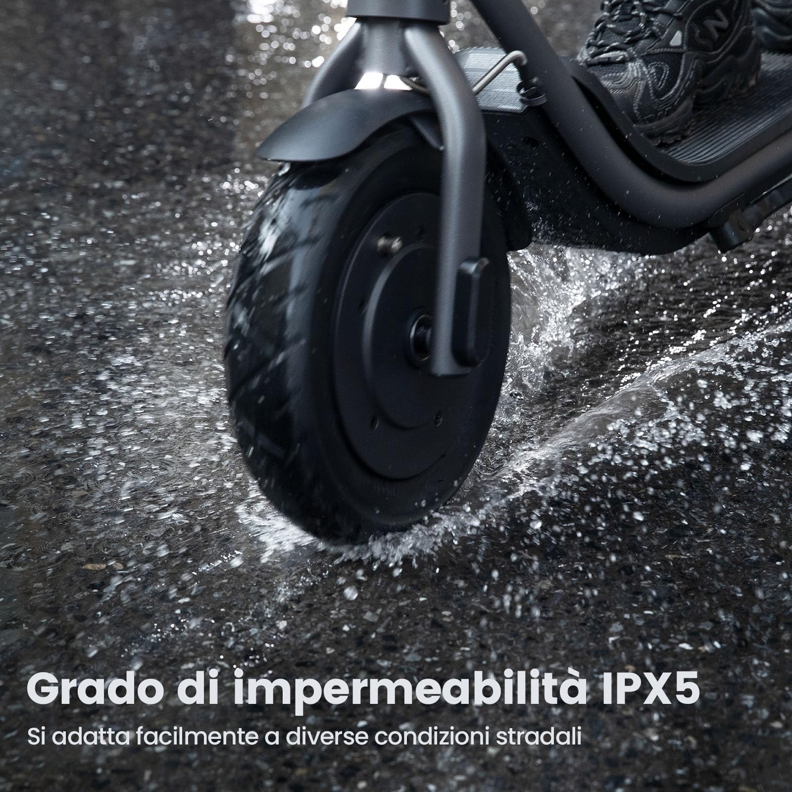 Yadea Starto Monopattino Elettrico per Adulti, Autonomia 30-40 km, Motore 350W, Connettività Bluetooth, Freni a Doppia Ruota, Portata Massima fino a 130 kg, Monopattino Pieghile Portatile