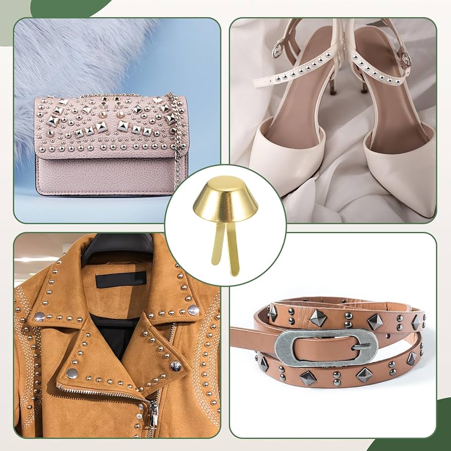 小物 GOLDEN  / WASHED LEATHER STUDS 80 小物 GOLDEN / WASHED LEATHER STUDS 80 10pcs Vintage Diameter