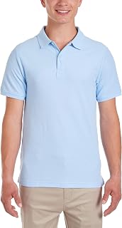 Chaps Young Men's Uniform Short Sleeve Stretch Pique Polo