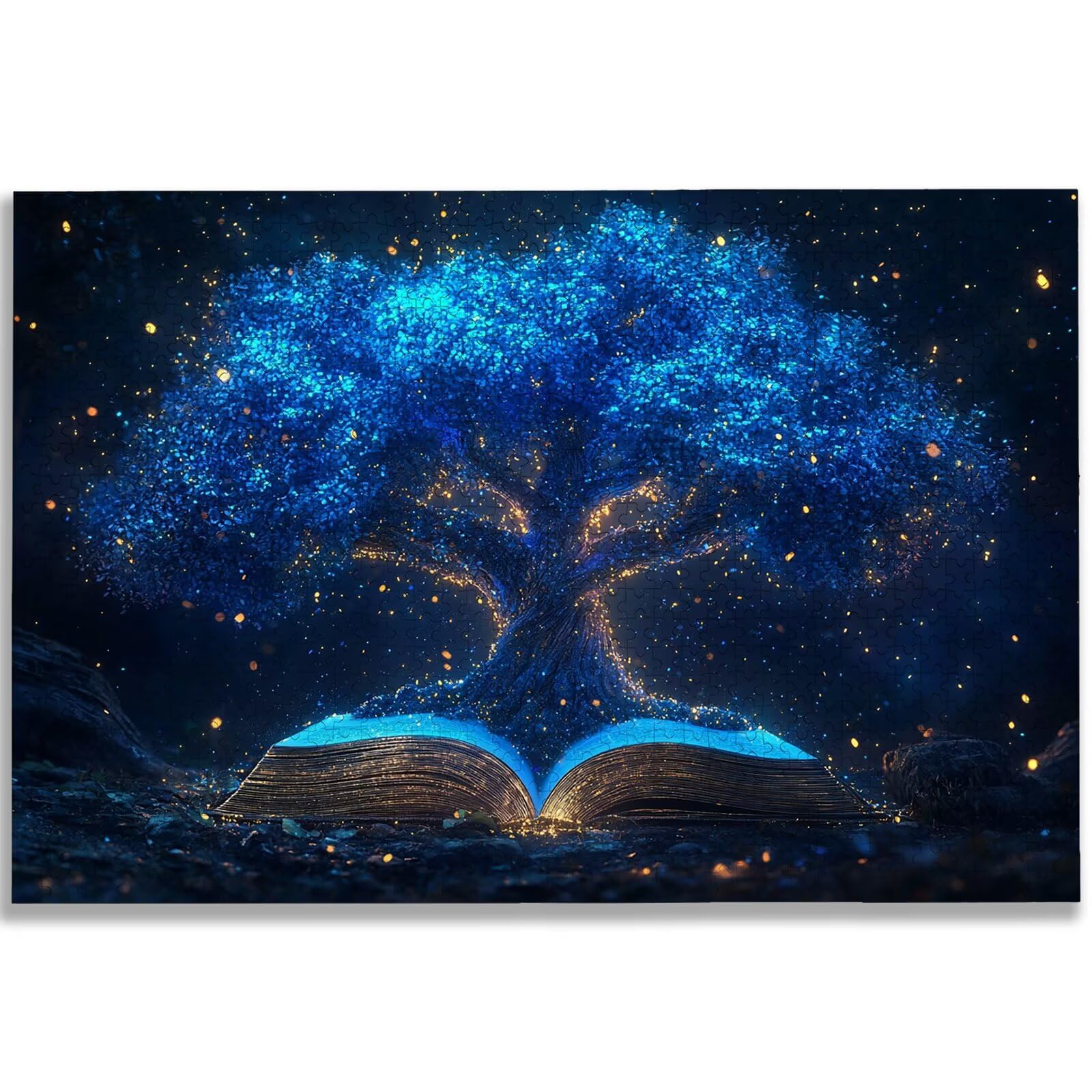 Puzzle 3000 Pièces Adultes, Puzzle Arbre de Vie pour Adulte Débutant, 122x80 cm Grand Puzzles Fantaisie avec Boite, Jeu de Concentration pour Adultes, Puzzles pour Décoration Maison, Cadeaux, -1044