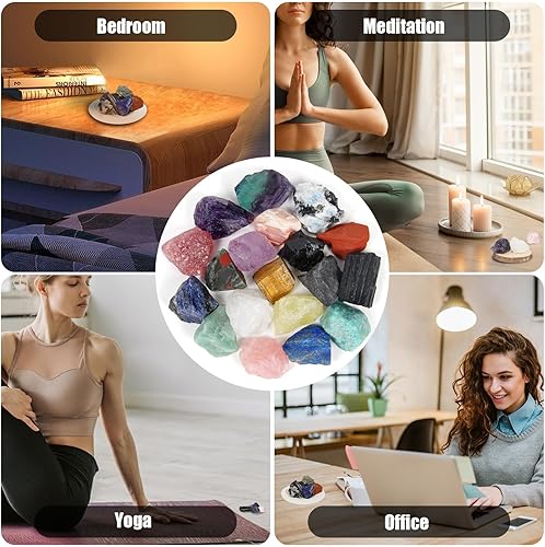 Miniatura 6 de Piedra de cuarzo rosa crudo a granel de 1.1 libras, piedras naturales en bruto para volar, cabbing, rocas fuentes, decoración, pulido, envoltura