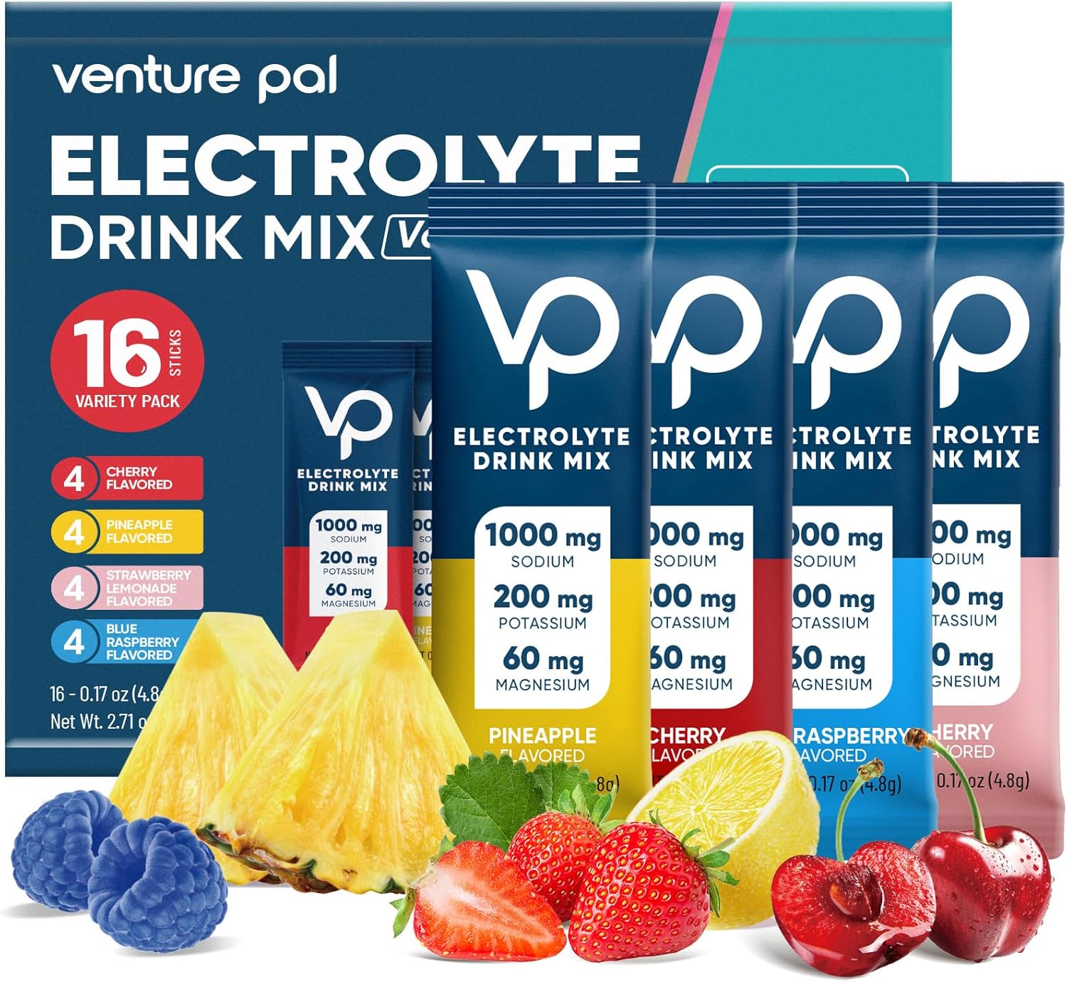 Venture Pal Electrolyte Drink Mix | High...