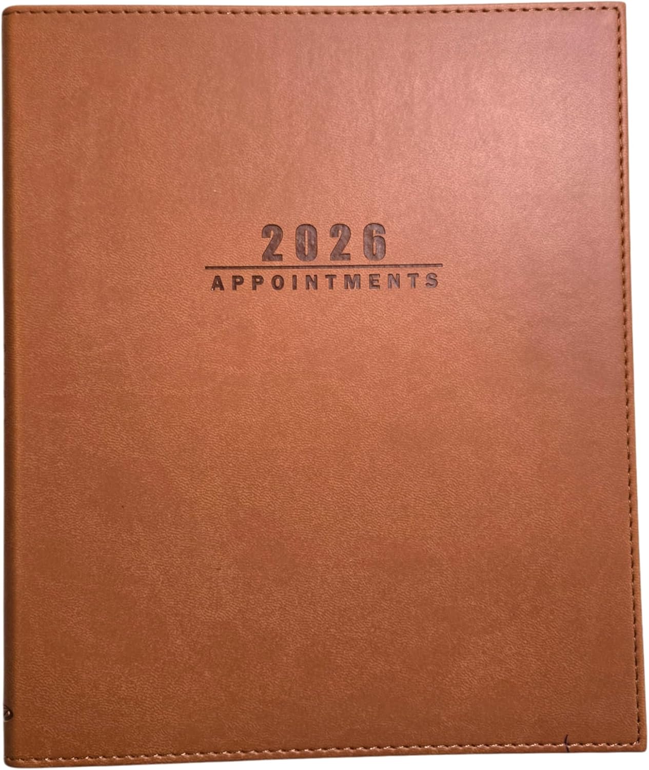 2026 Sundial faux Leather Weekly/Monthly Planner, Calendar, Agenda 7 in x 9 in (Color may vary)