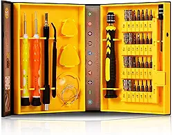 Kit Ferramentas de Chaves Jogo com 38 Peças para Abrir e Reparar Celular Notebook com Torx Fenda Pinça Palheta