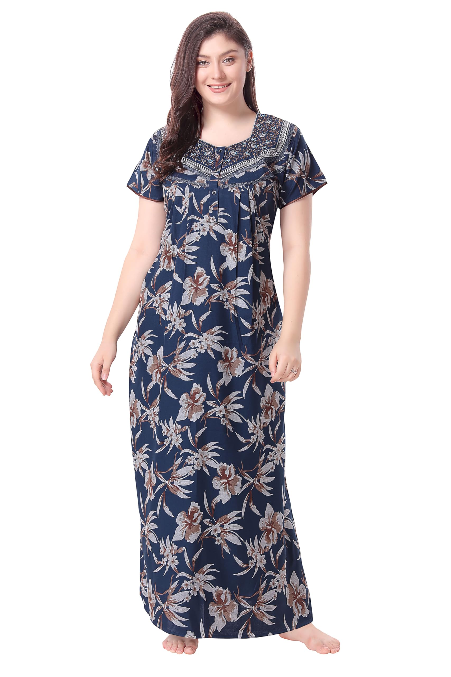 soulemo Women's Printed Alpine Nighty 1675-picture-15