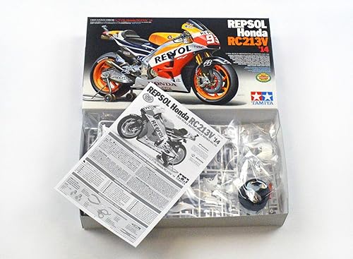 Miniatura 2 de Tamiya 14130 1/12 Repsol Honda RC213V '14 Kit de modelo de plástico para motocicleta