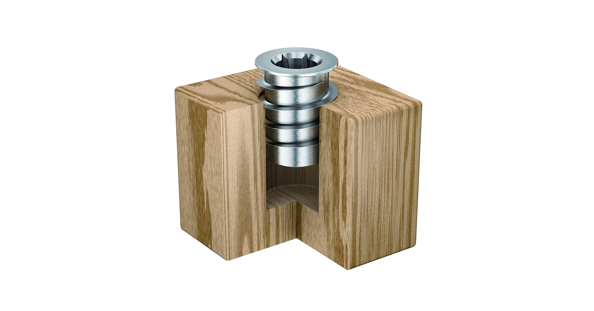 RANページ RAMPA® Made in DE Threaded Steel Insert (50 pcs.) with hex