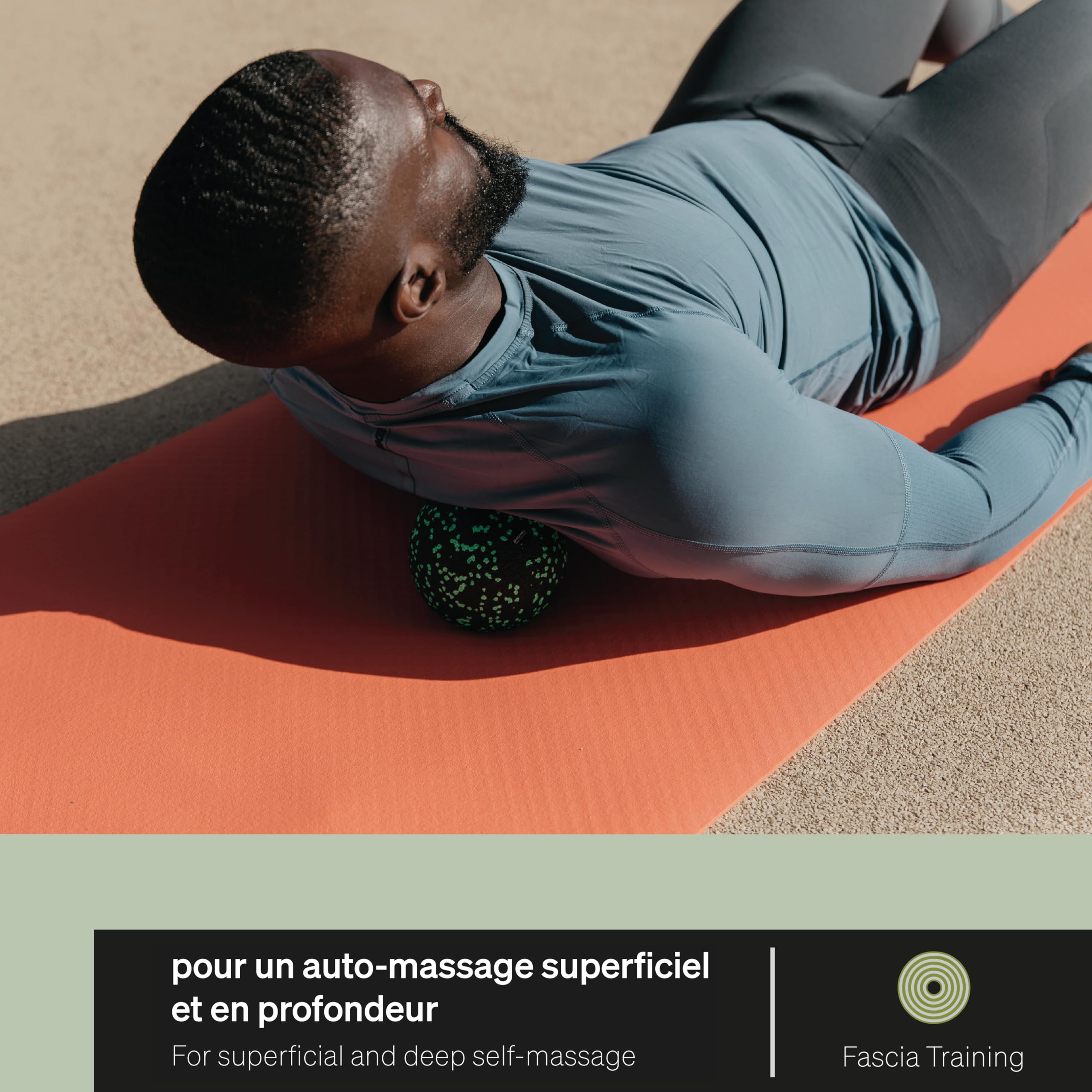 BLACKROLL® BLACKBOX | Kit de massage avec rouleau, balle et duoball de massage | Set d'automassage et de yoga pour massage efficace des trigger points | Kit pour fascias