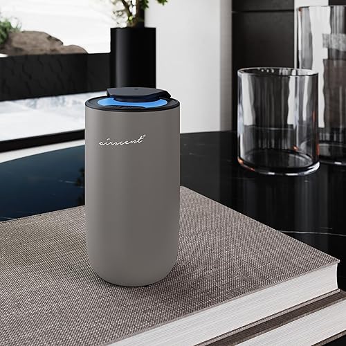 Miniatura 3 de AirScent - Mini difusor sin agua para hogares, oficinas, spas y hoteles, acabado plateado, difusor de aromaterapia de aceite de fragancia para aroma