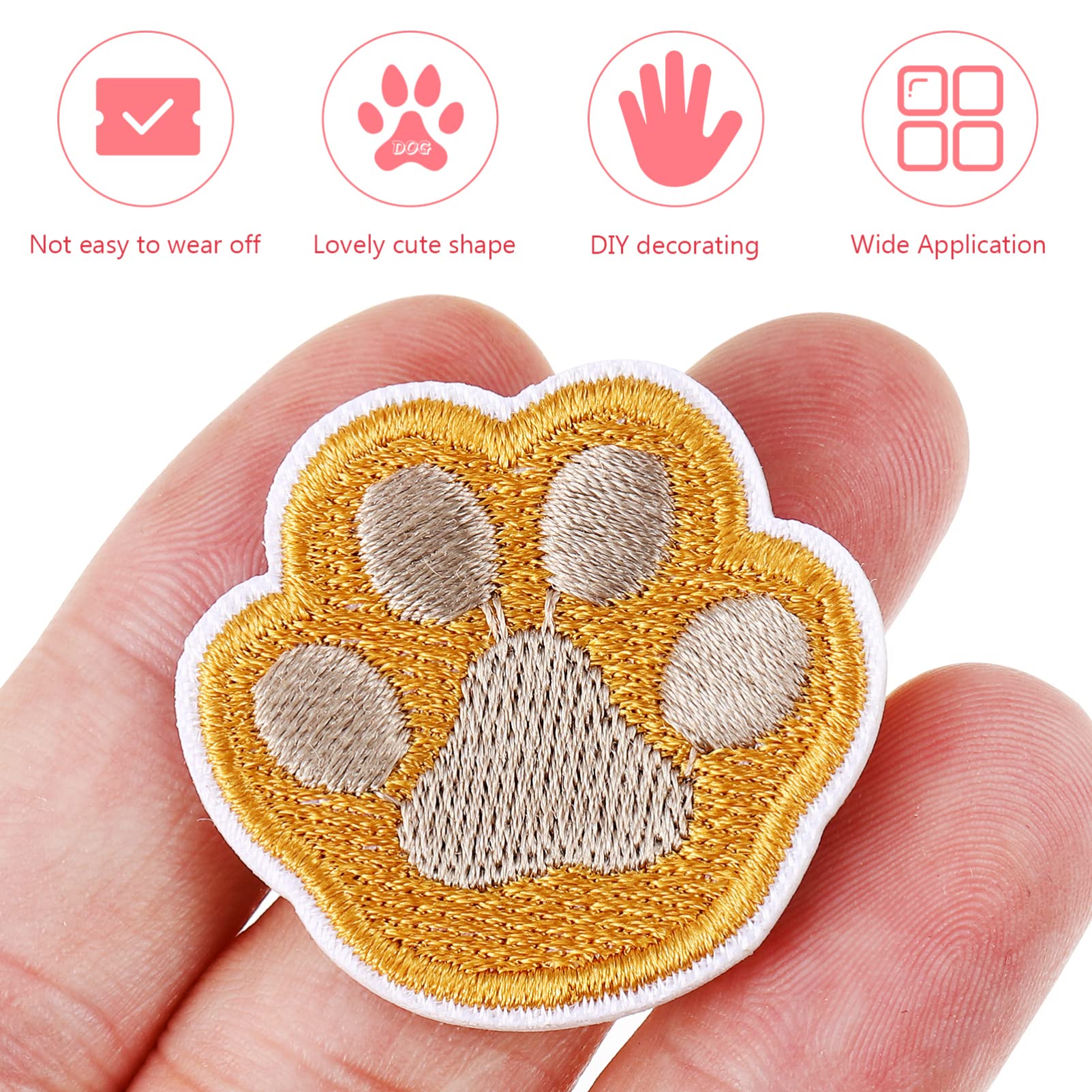 15 Pcs Patch Pettorina Cane Toppe Termoadesive Animali Per