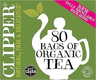Clipper Organic Everyday Teabags , Black Tea Bags , Natural, Unbleached, Plant-Based Biodegradable & Sustainable Teabags , Eco Conscious & Non GM Tea (320 Teabags)