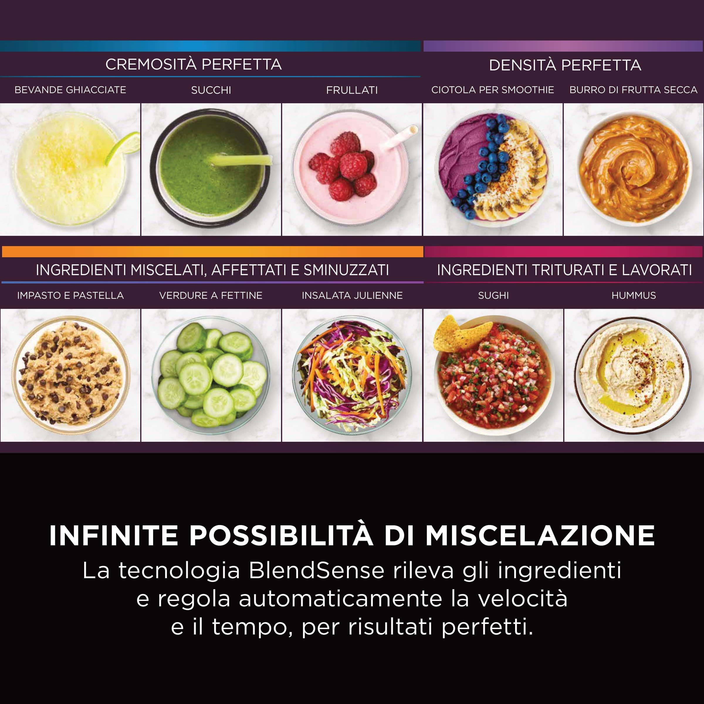 Ninja Frullatore Detect Power Processor Pro 3 in 1 1200W, Robot da Cucina, 3 Bicchieri Monoporzione, Caraffa da 2.1L, Lame per Impastare, Frullare, Tritare e Miscelare, Pietra oro, TB401EUSTGD