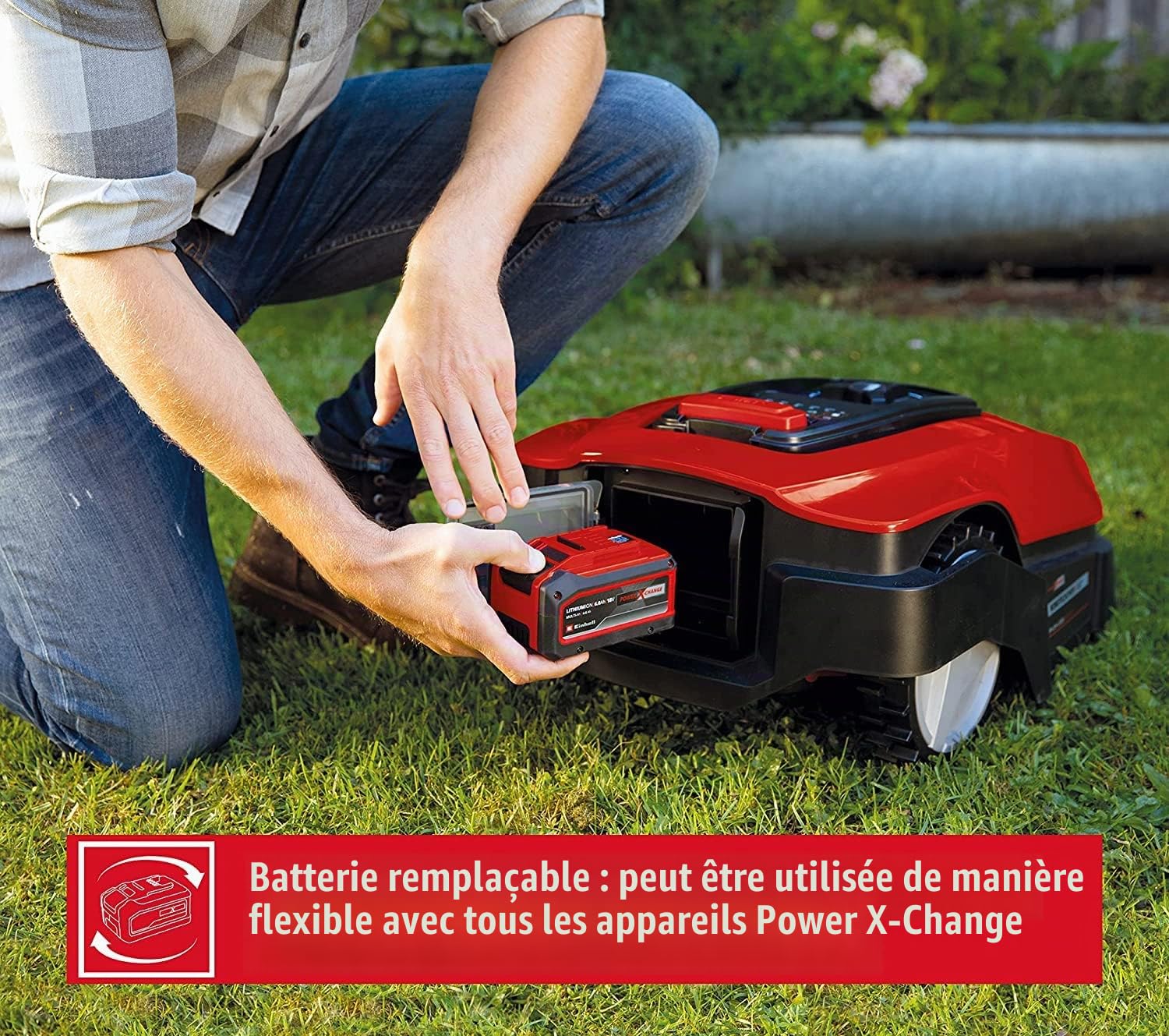 Einhell Robot-Tondeuse FREELEXO 1200 LCD BT