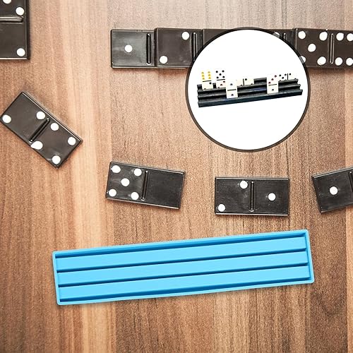 Miniatura 3 de Healifty Domino - Molde de caja de almacenamiento, molde de dominó gigante, juego de moldes de silicona para manualidades