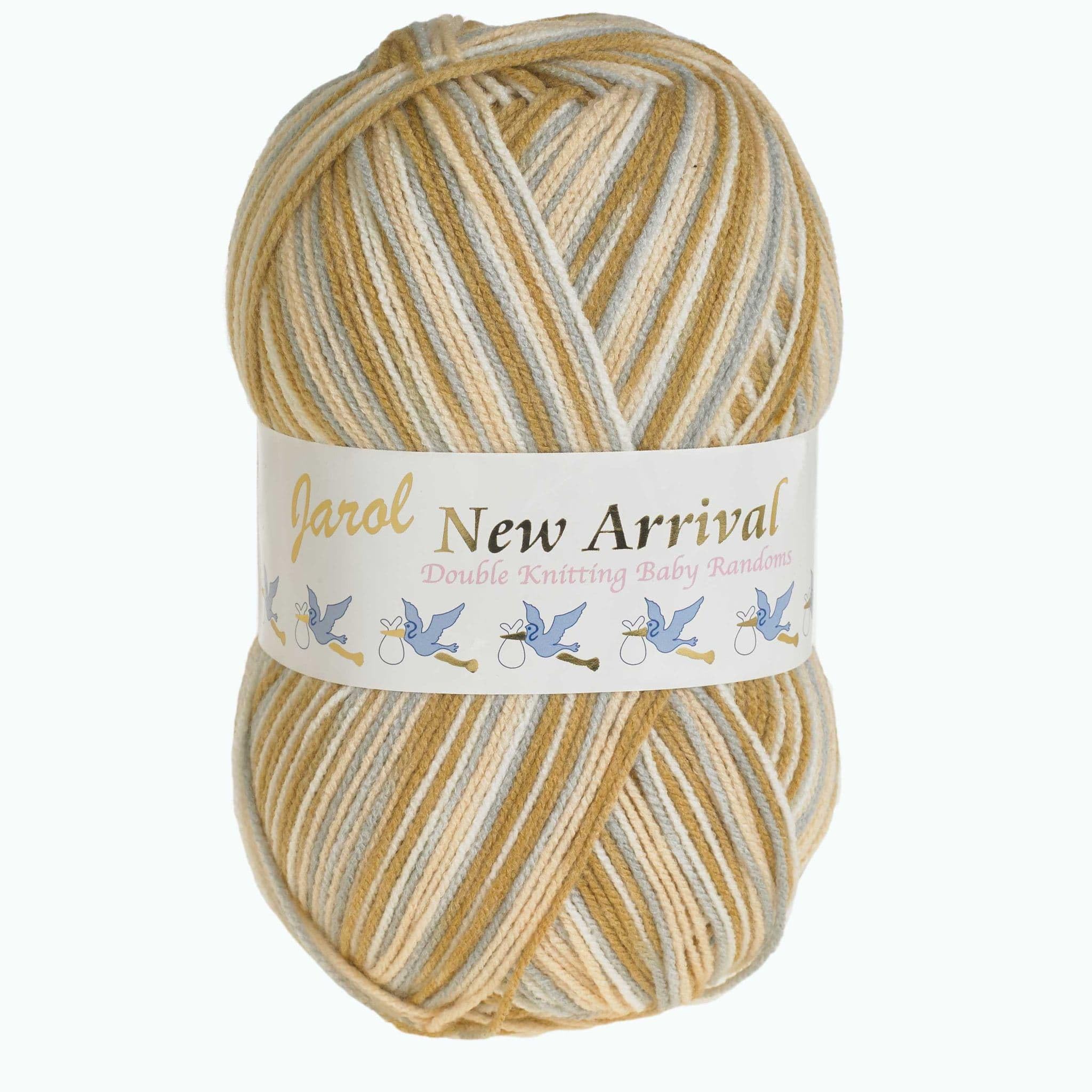 Jarol New Arrrival Baby Random Double Knit/DK Knitting & Crochet Yarn. Baby Yarn Available in a Selection of Variegated Shades, 100% Acrylic, 600 Metres, 200g Balls, Pack of 3, Aurora