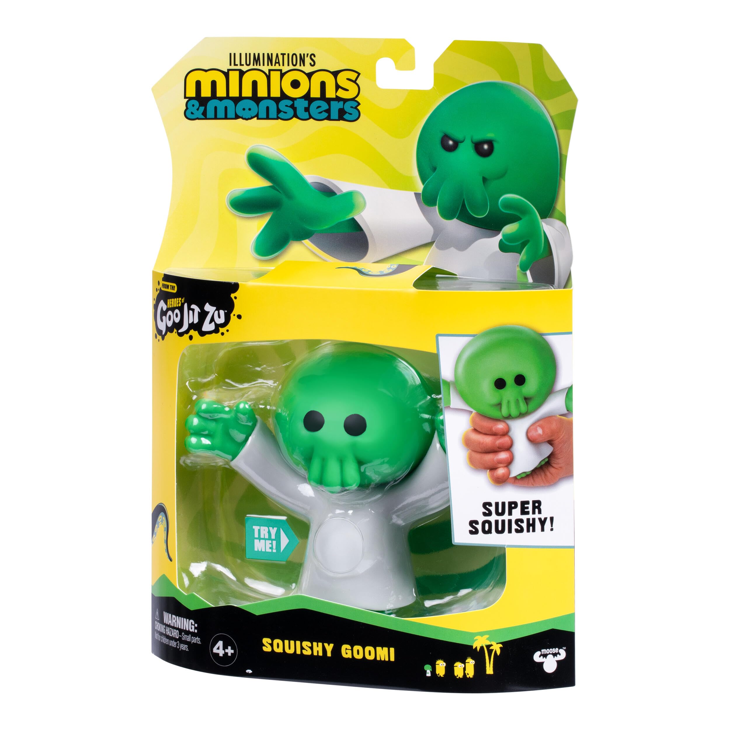 Amazon.com: Minions Monsters x Heroes of Goo JIT Zu Squishy Goomi