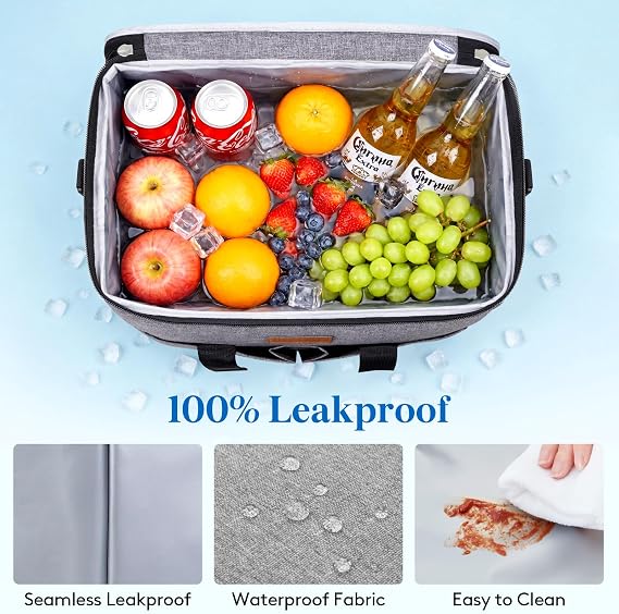Lifewit Cooler Bag, 30/48 Cans Leakproof Insulated Portable Lunch Cooler
