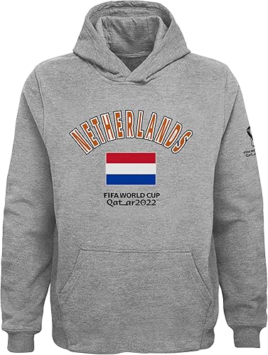 Outerstuff Sudadera con capucha unisex de forro polar para niños de la Copa Mundial de la FIFA