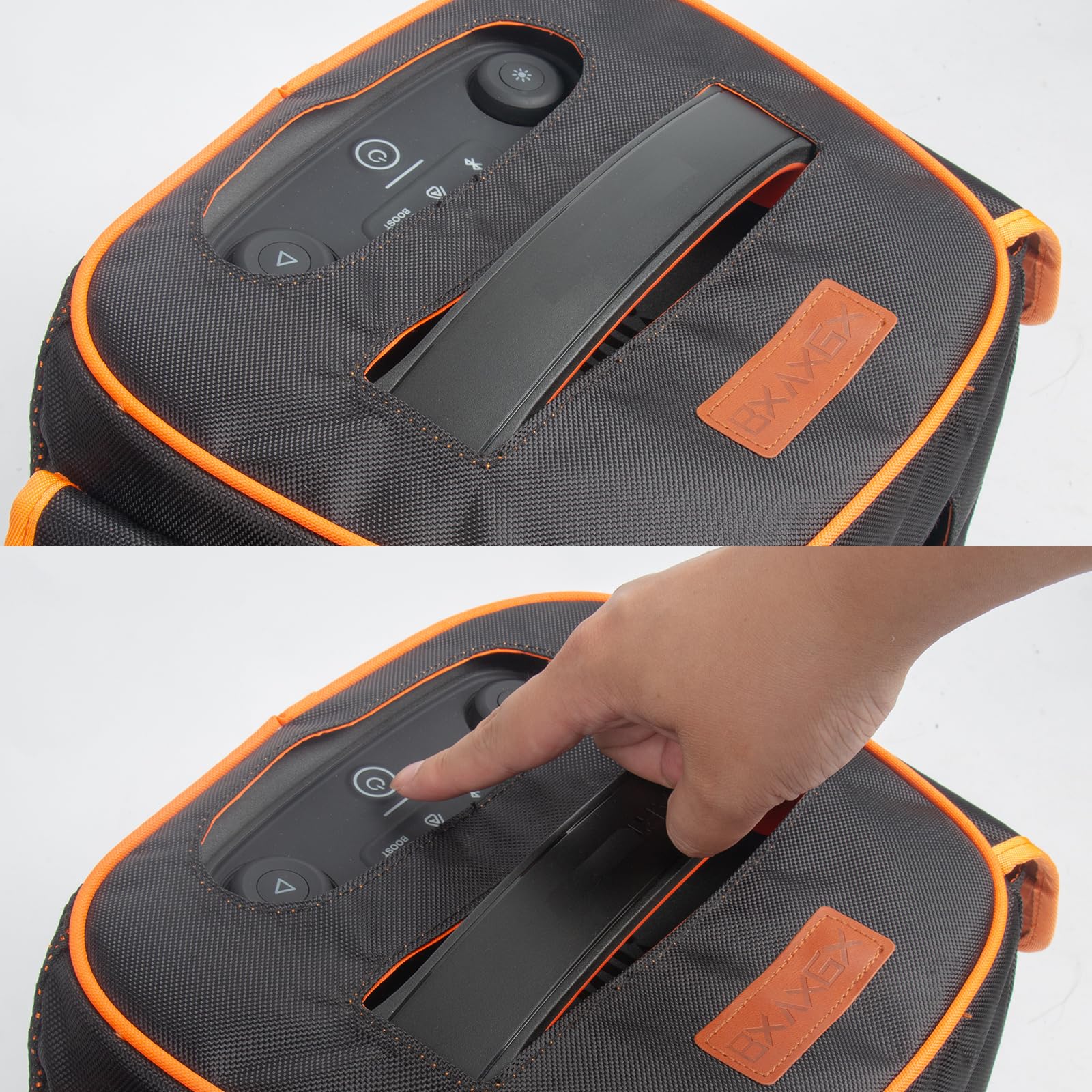 Housse de protection pour PartyBox Encore Essential 2, double couche de protection, résistante aux rayures, housse anti-poussière, étui sur mesure pour enceinte, manche en maille, avec 2 poches de