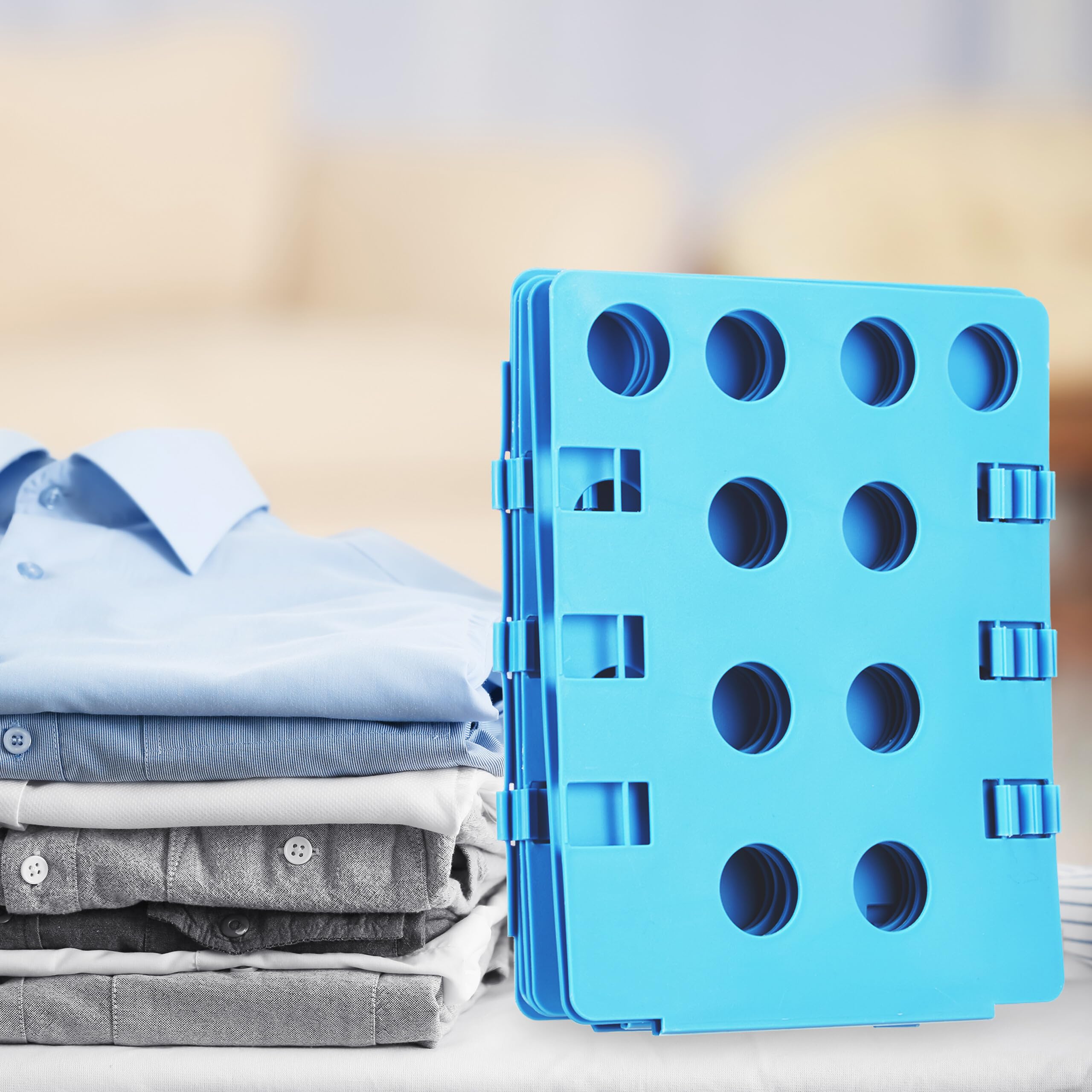 Relaxdays Tavoletta Piega Indumenti, Quarta Generazione, Magliette, Camicie, Vestiti, T-Shirt Folder, Verde
