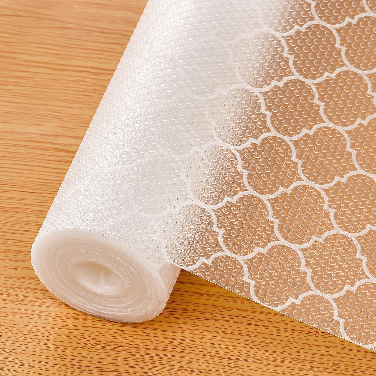 EVA Anti Slip Fridge Mat Roll for Refrigerator Shelves, Kitchen Drawer Liner, Cabinet Shelf Protector, Washable Food Grade Non Adhesive Multipurpose Mat Sheet, 3 Meter (1, White Grid)-image-42