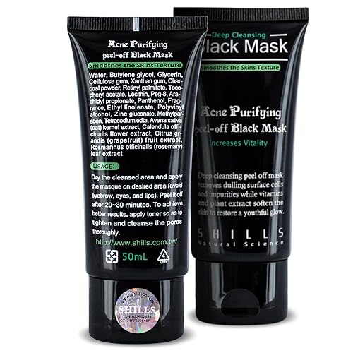 Miniatura 7 de Shills máscara removedora y purificadora de puntos negros limpiador profundo de carbón máscara facial para acné sola