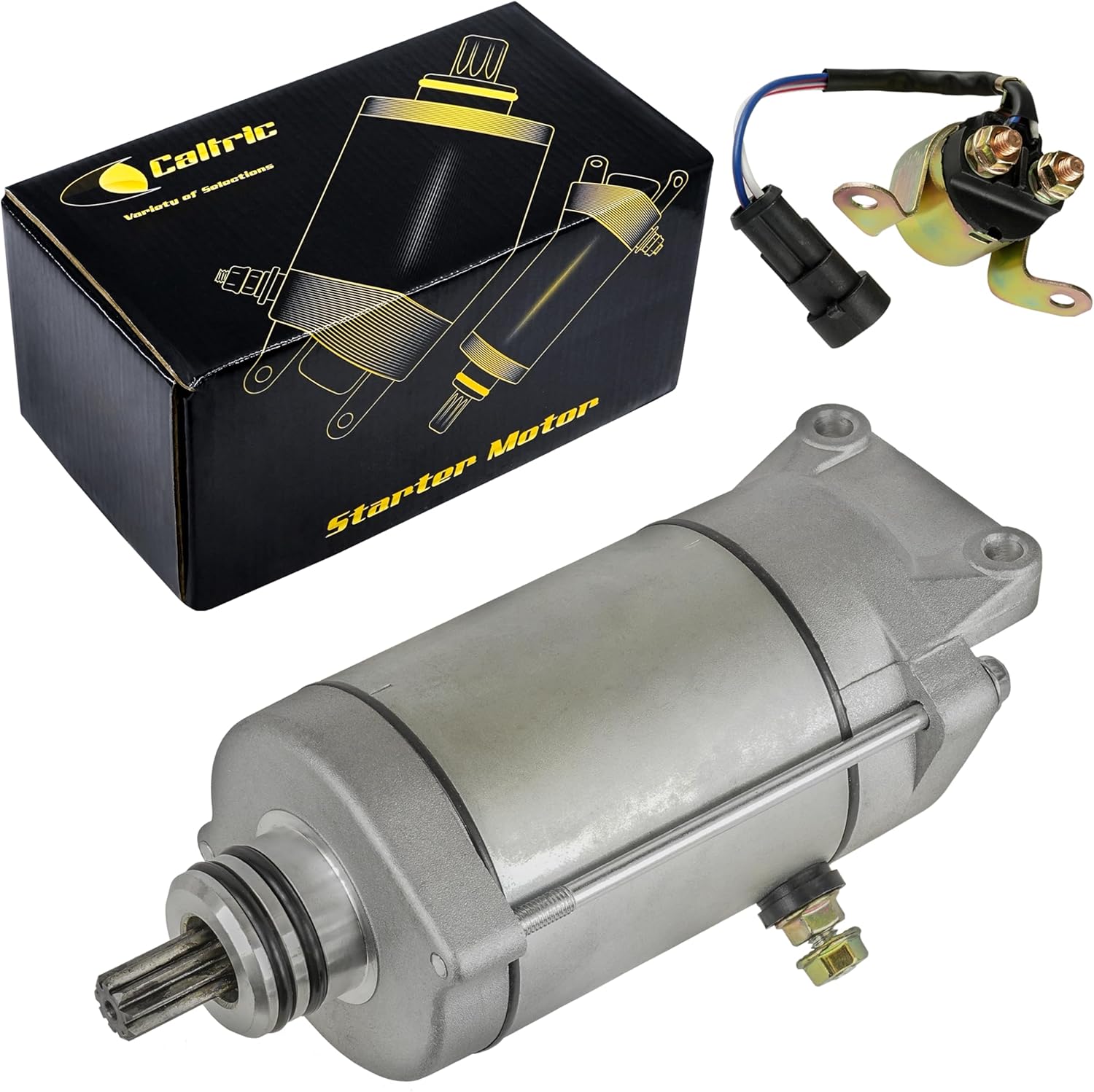 Amazon.co.jp Caltric スターター W/リレーソレノイド Polaris Rzr 4 800 Efi 2010 2011