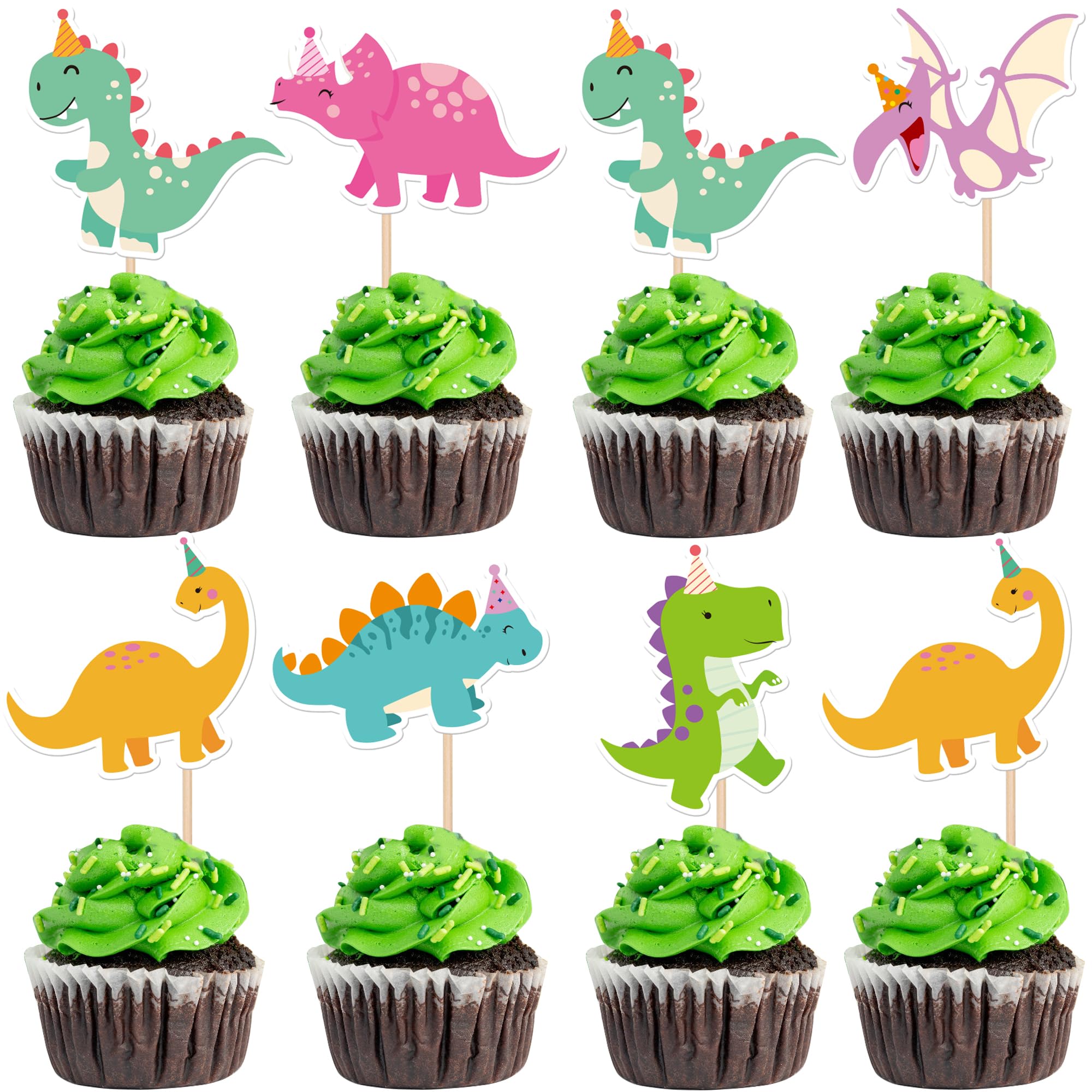 Arthsdite - Lot De 48 Décorations De Cupcakes Pré-assemblées En Forme