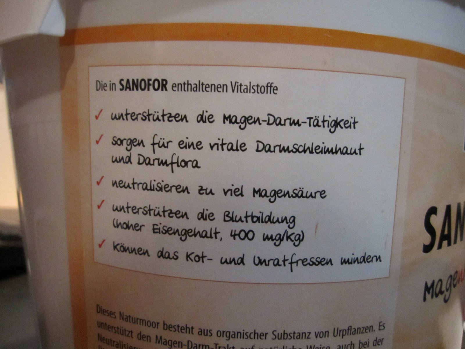 GRAU Nahrungsergänzung GAC - SANOFOR für Hunde, Katzen, Nagetiere und Vögel 2,5 L