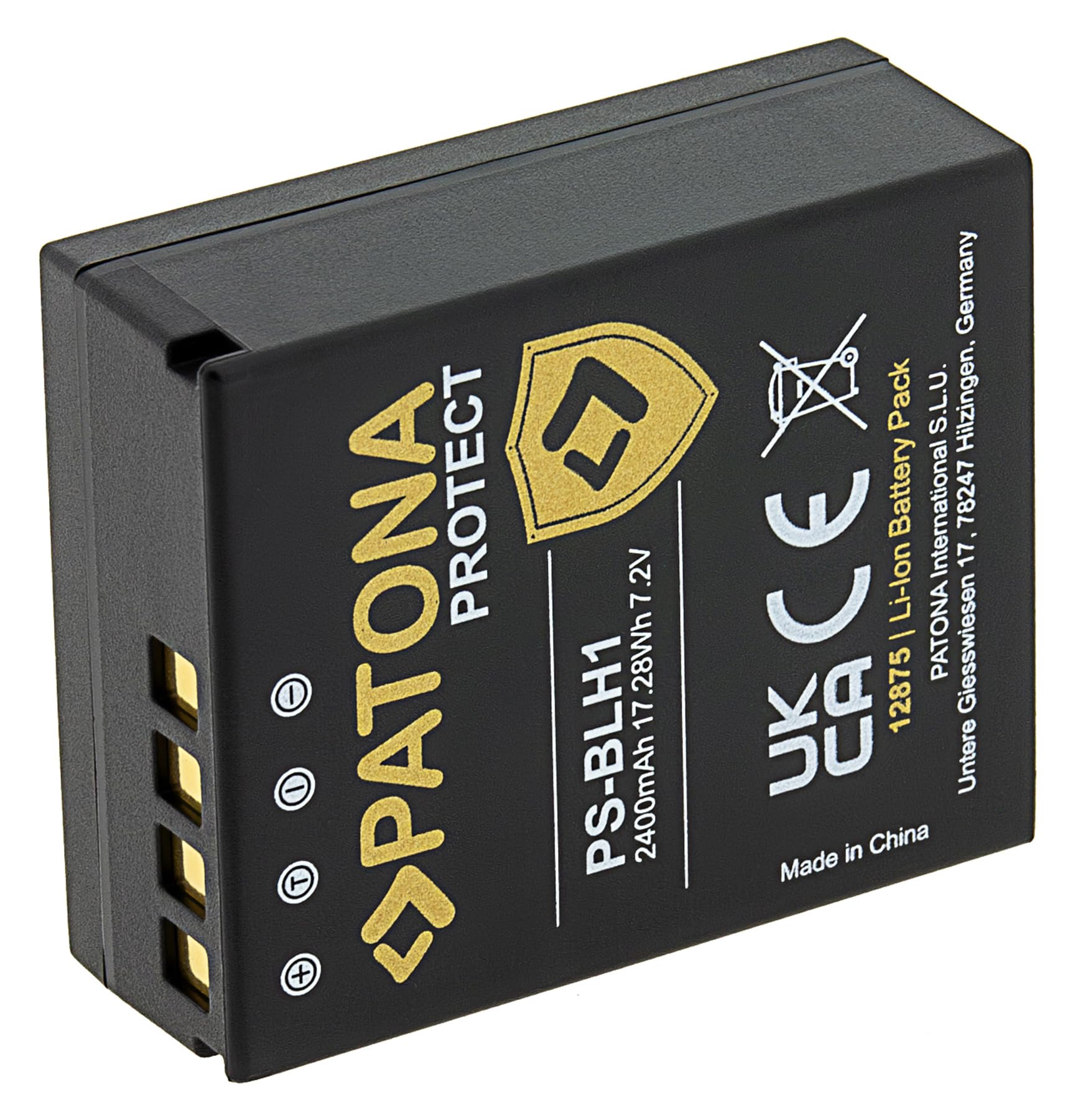 PATONA 2X Protect Akumulator do Olympus BLH-1 BLH1 2600mAh | Akumulator zamienny z NTC-Sensor i etui ochronnym do OM-D E-M1 Mark II/III i E-M1X, 100% zgodny z oryginałem