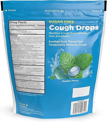 Miniatura 2 de Amazon Basic Care Sugar Free Menthol Cough Drops, 140 count