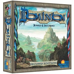 Rio Grande Games Dominion 2nd Edition Deck Building Strategy Card Game for 2-4 Players, Ages 13 Plus