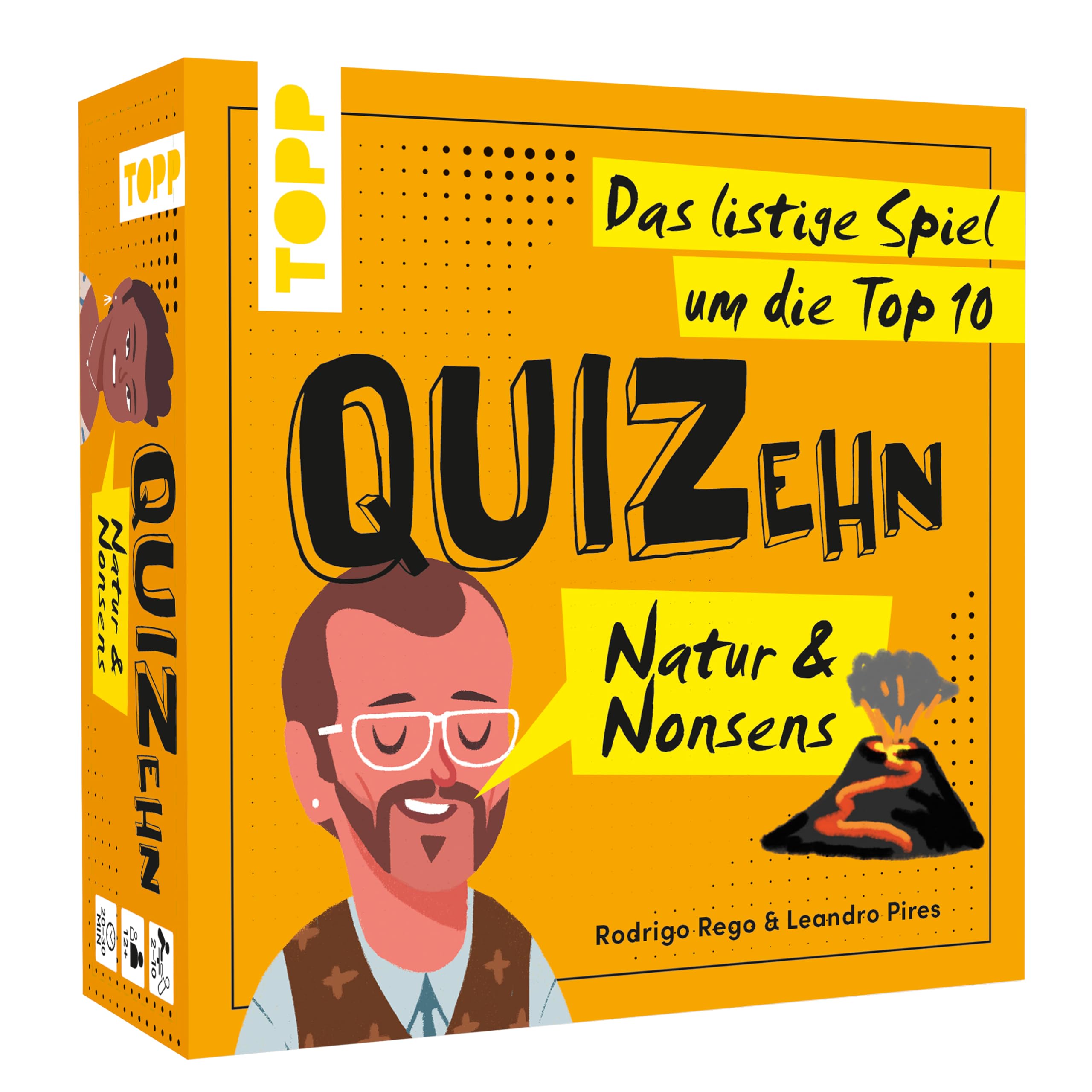 QUIZehn - Nature & Nonsense. The cunning game for the top 10th party game with 100 crazy quiz questions about the curiosities of our planet