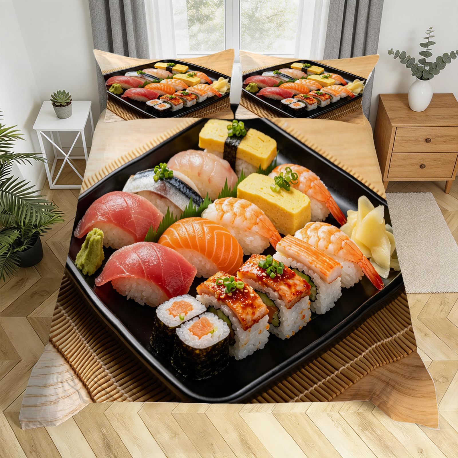 Housse couette avec fermeture 140x200 sushis pour en finir avec les couettes qui glissent