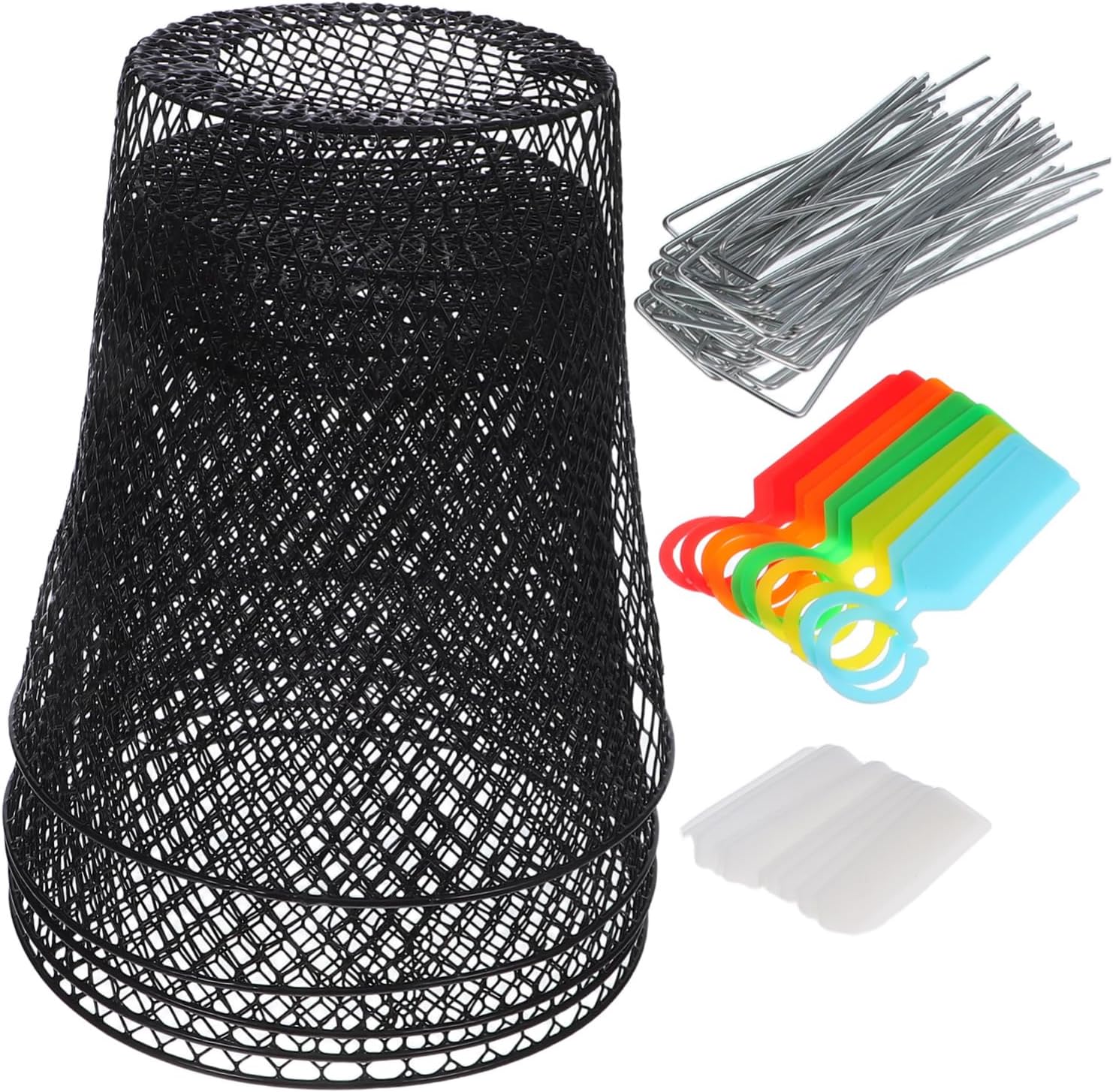 BESPORTBLE 1 Set Wire Plant Covers : Heavy Duty Metal Plant Protector Cage Garden Cloche for Seedling and Vegetable for Outdoor Use Balcony and Small Gardens