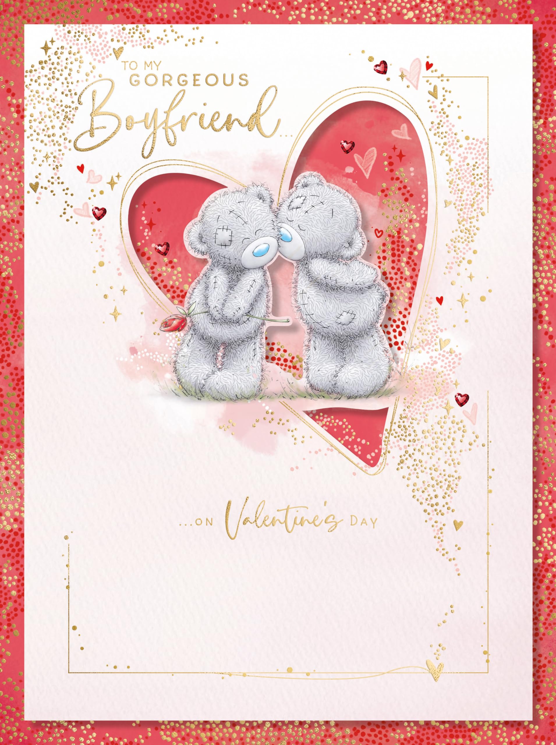 Me To You Bear Gorgeous Boyfriend Valentine's Day Boxed Card