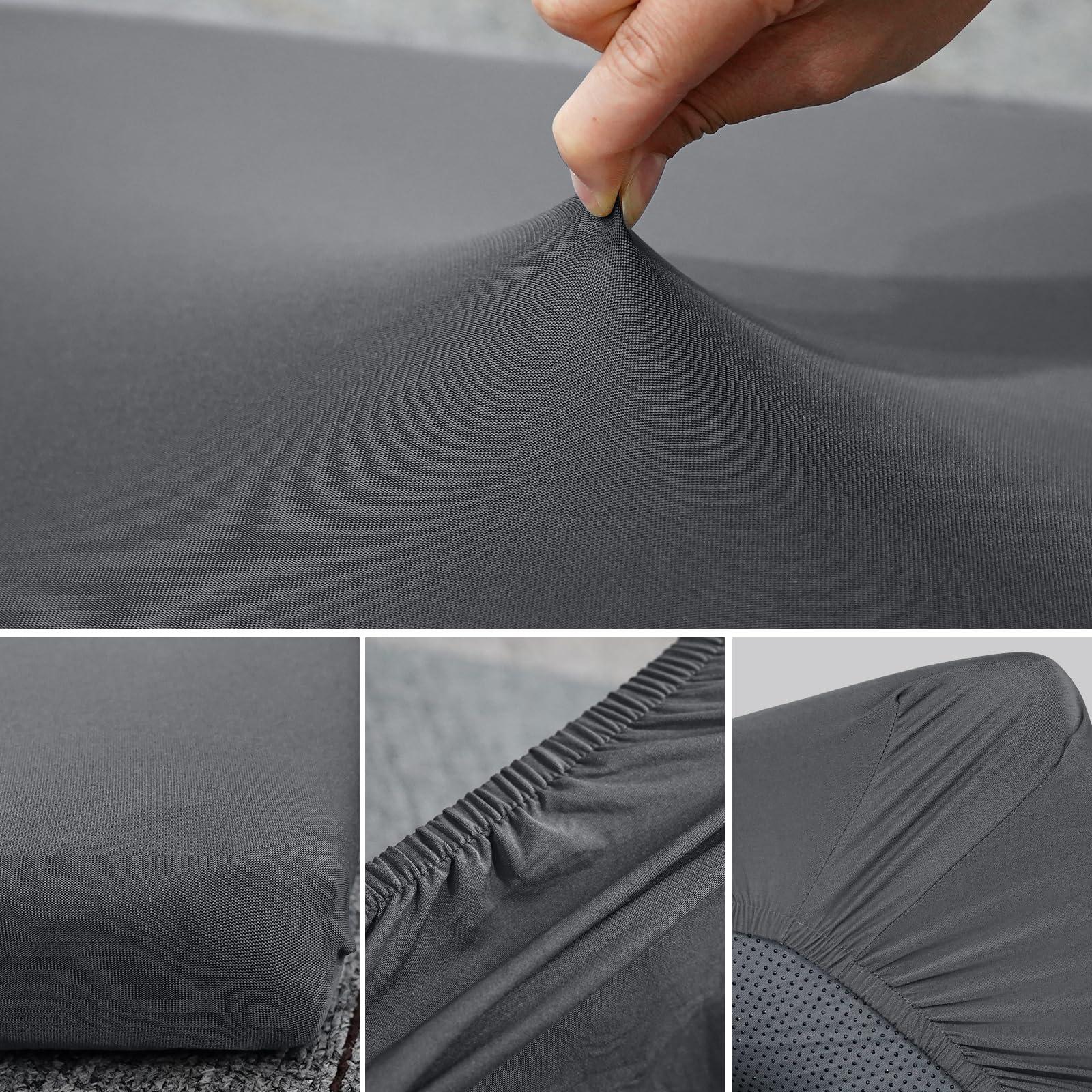 Sábana Bajera Repuesto para VW Grand California 680 3 Piezas, Lujo Sábana Ajustable para Autocaravana Cama Trasera, Loft Techo Emergente Accesorios para Autocaravana